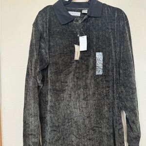 Vintage Black and Gray Long Sleeve Shirt